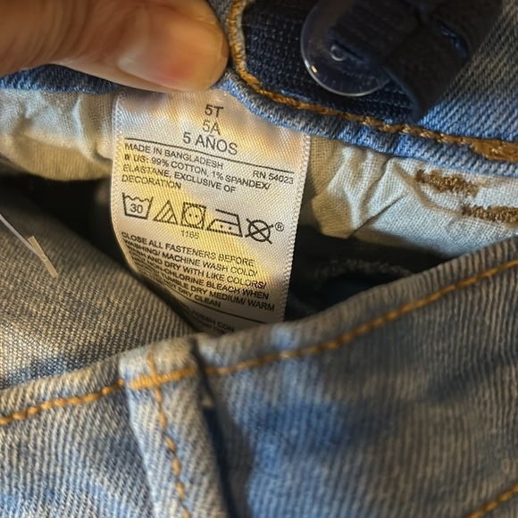Old Navy Boyfriend Jeans Size 5T Blue - Picture 7 of 7